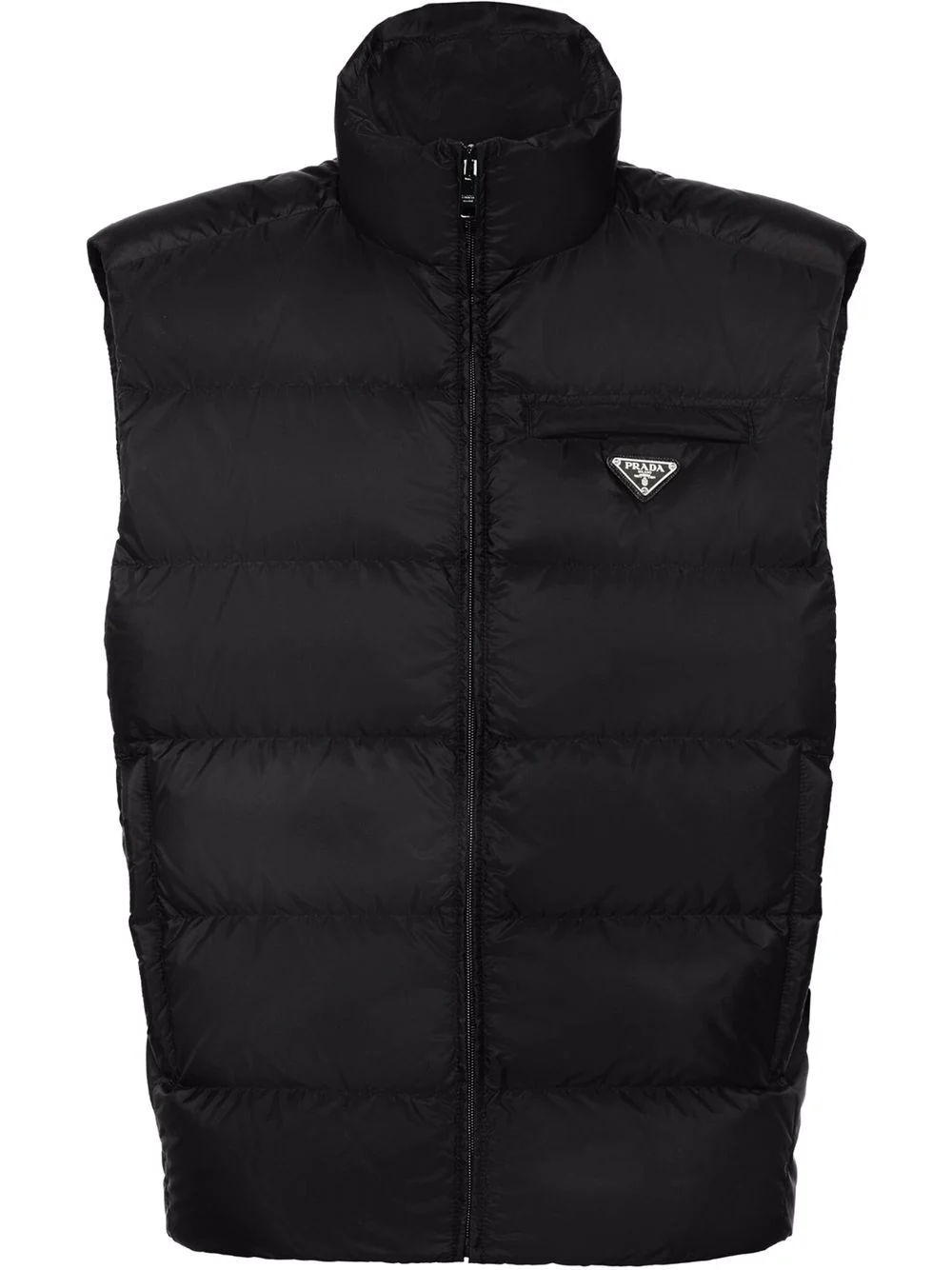 PRADA QUILTED PADDED GILET 'BLACK'