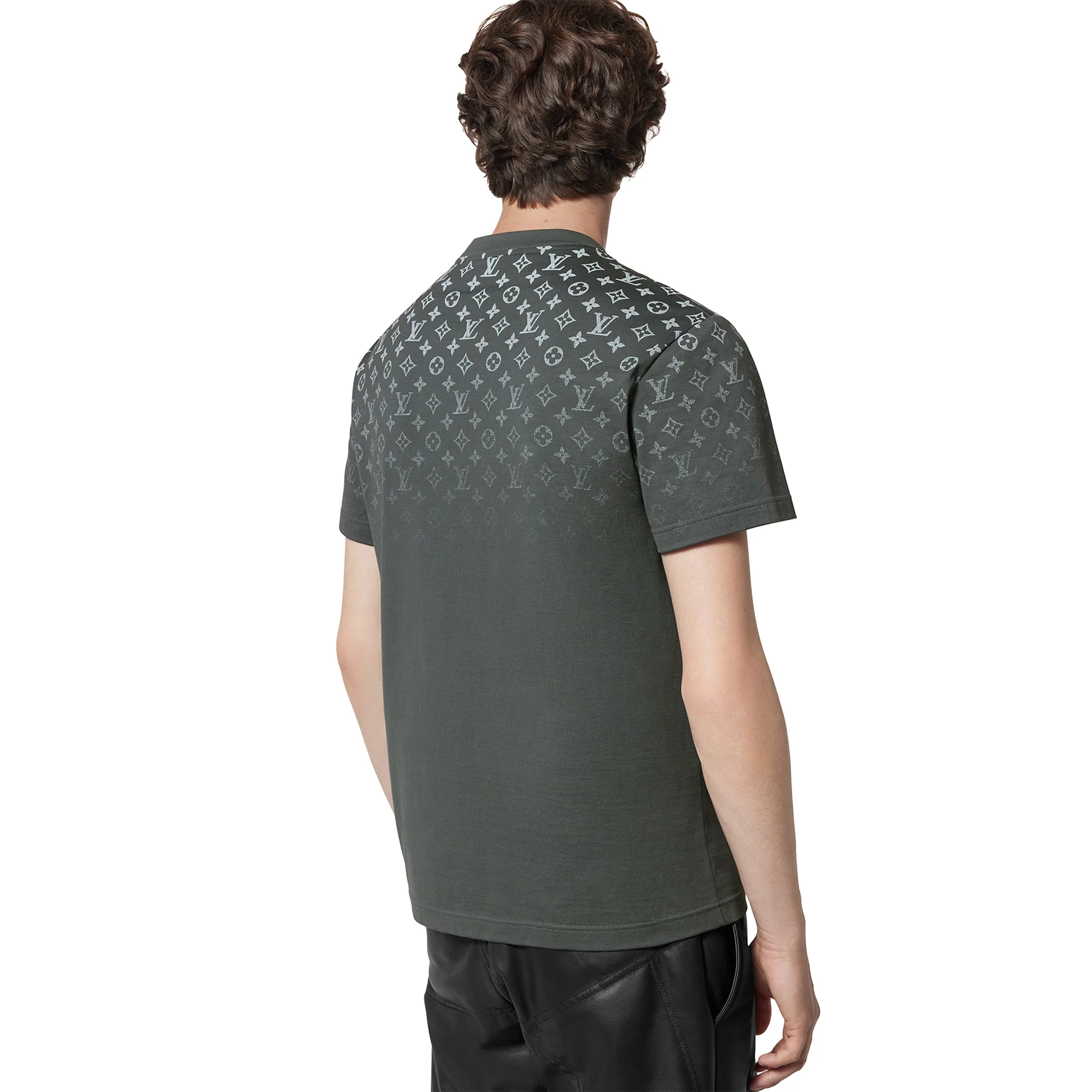 LOUIS VUITTON MONOGRAM REVERSE GRADIENT T-SHIRT 'GREY'