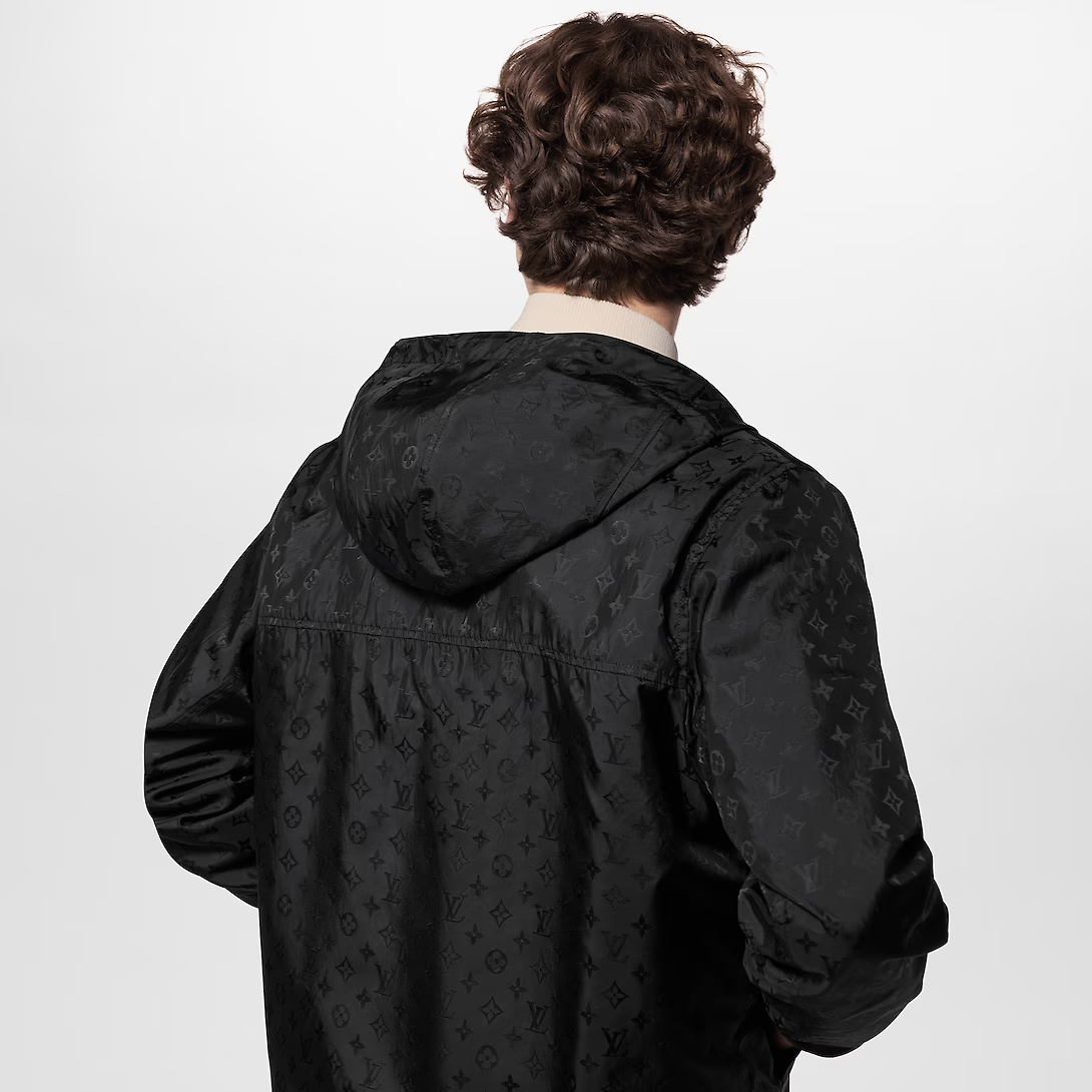 LOUIS VUITTON MONOGRAM REVERSIBLE NYLON WINDBREAKER 'BLACK'