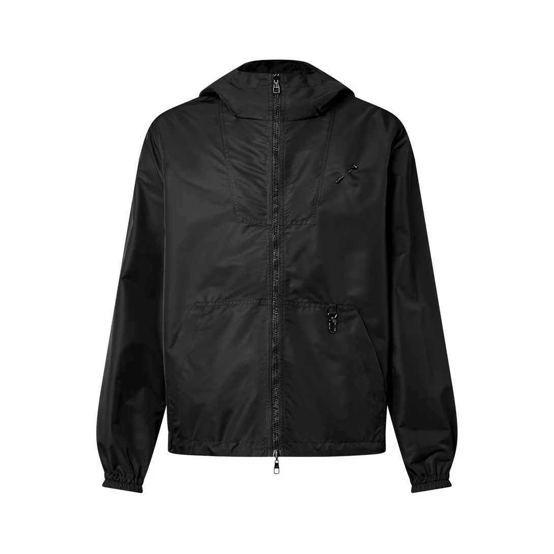 LOUIS VUITTON MONOGRAM REVERSIBLE NYLON WINDBREAKER 'BLACK'
