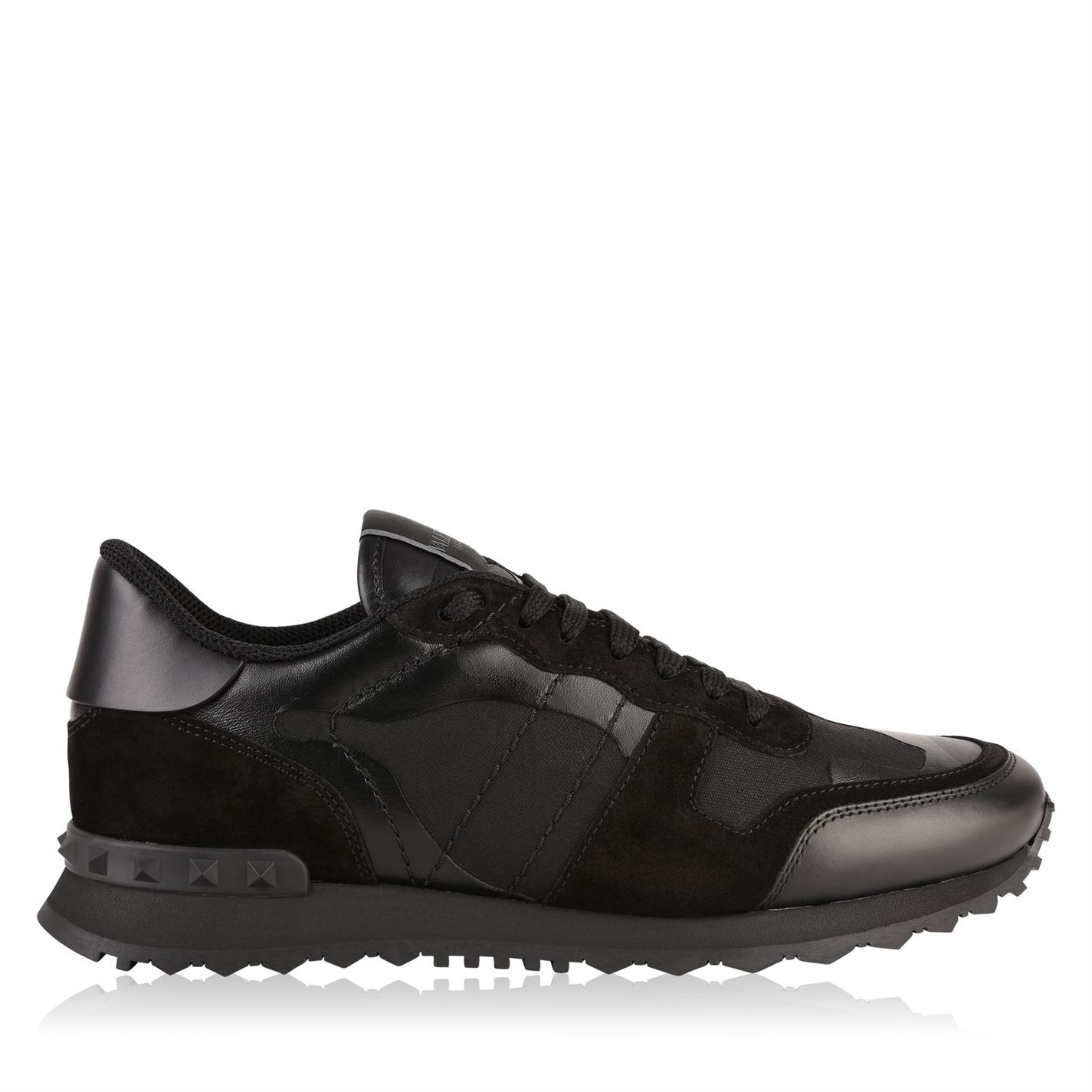 VALENTINO ROCKRUNNER 'BLACK CAMO LEATHER'