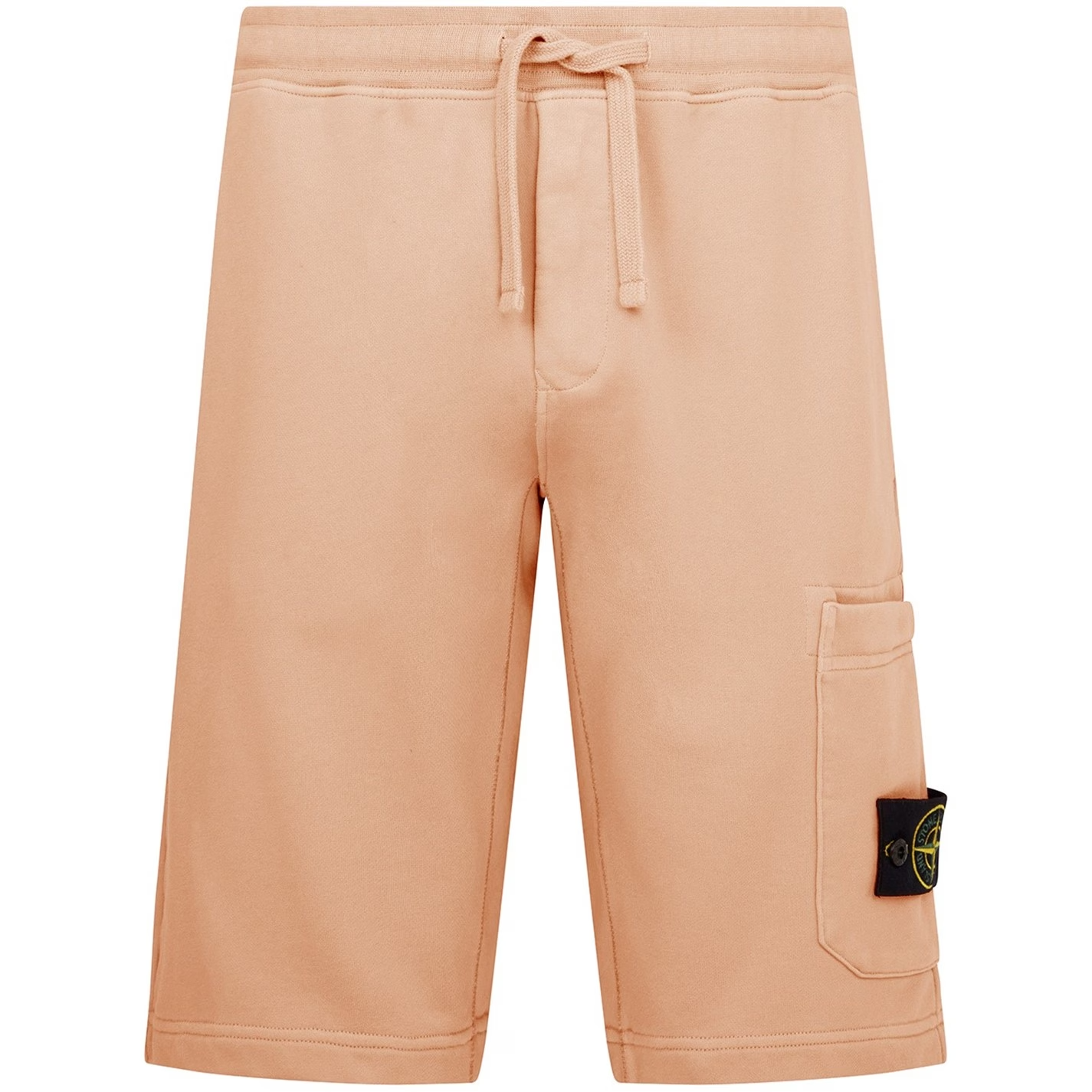 STONE ISLAND COTTON FLEECE SHORTS 'ROSA'