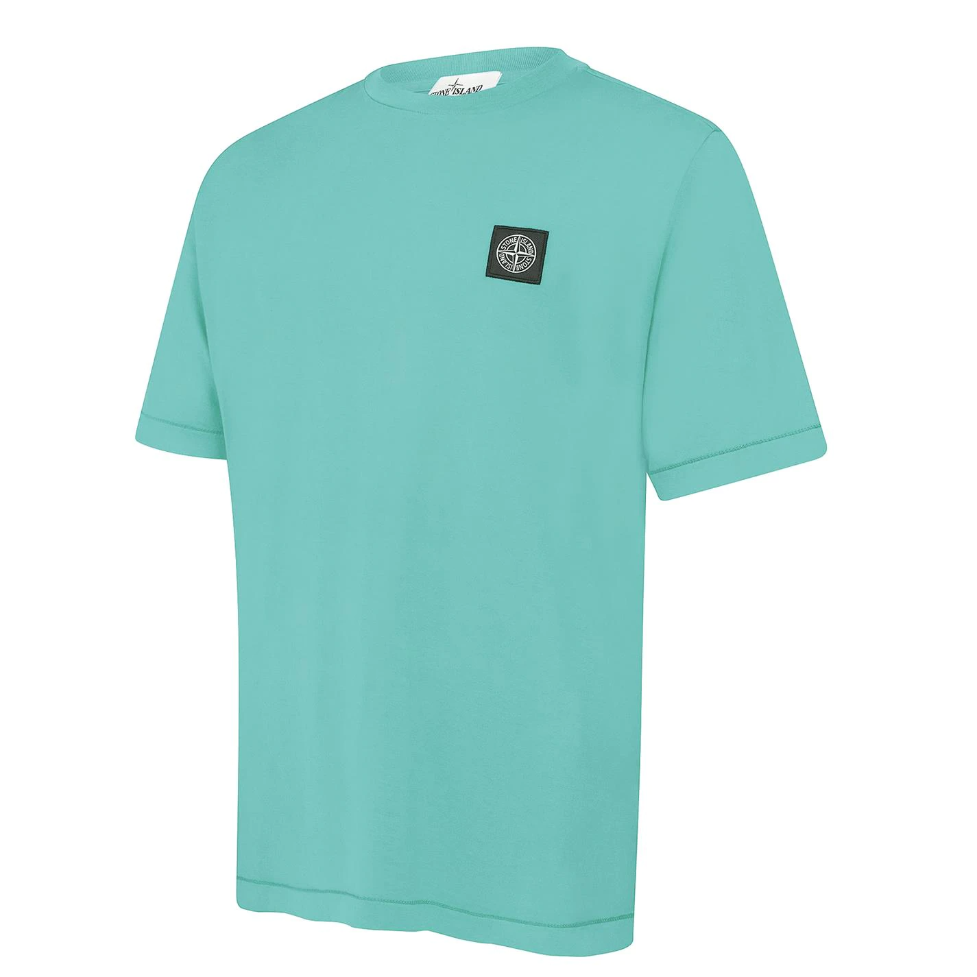 STONE ISLAND COMPASS BADGE T-SHIRT ‘ACQUA’