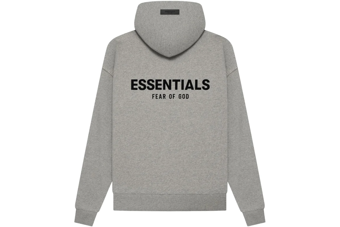 FEAR OF GOD ESSENTIALS SS22 PULLOVER ‘DARK OATMEAL’