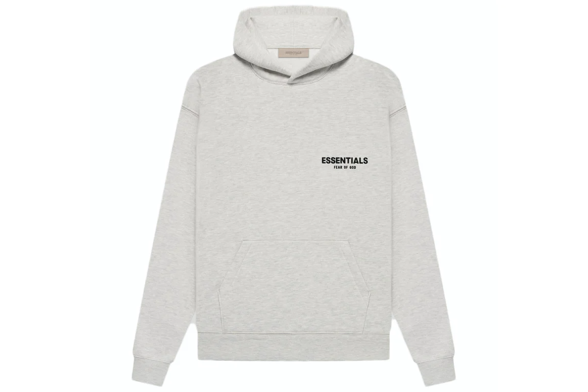 FEAR OF GOD ESSENTIALS SS22 PULLOVER ‘LIGHT OATMEAL’