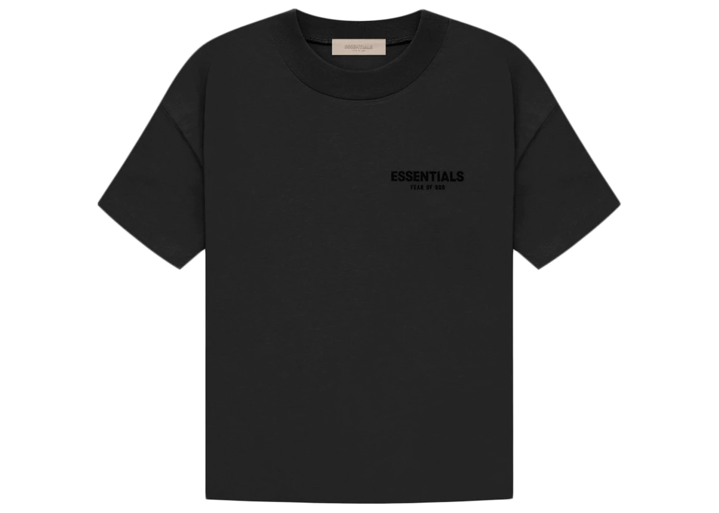 FEAR OF GOD ESSENTIALS SS22 T SHIRT ‘STRETCH LIMO/BLACK’