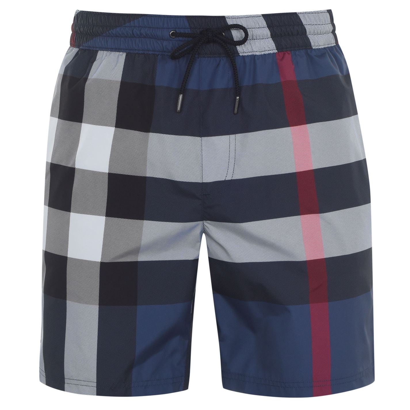 BURBERRY BIG CHECK SWIM SHORTS (CRBN BLUE)