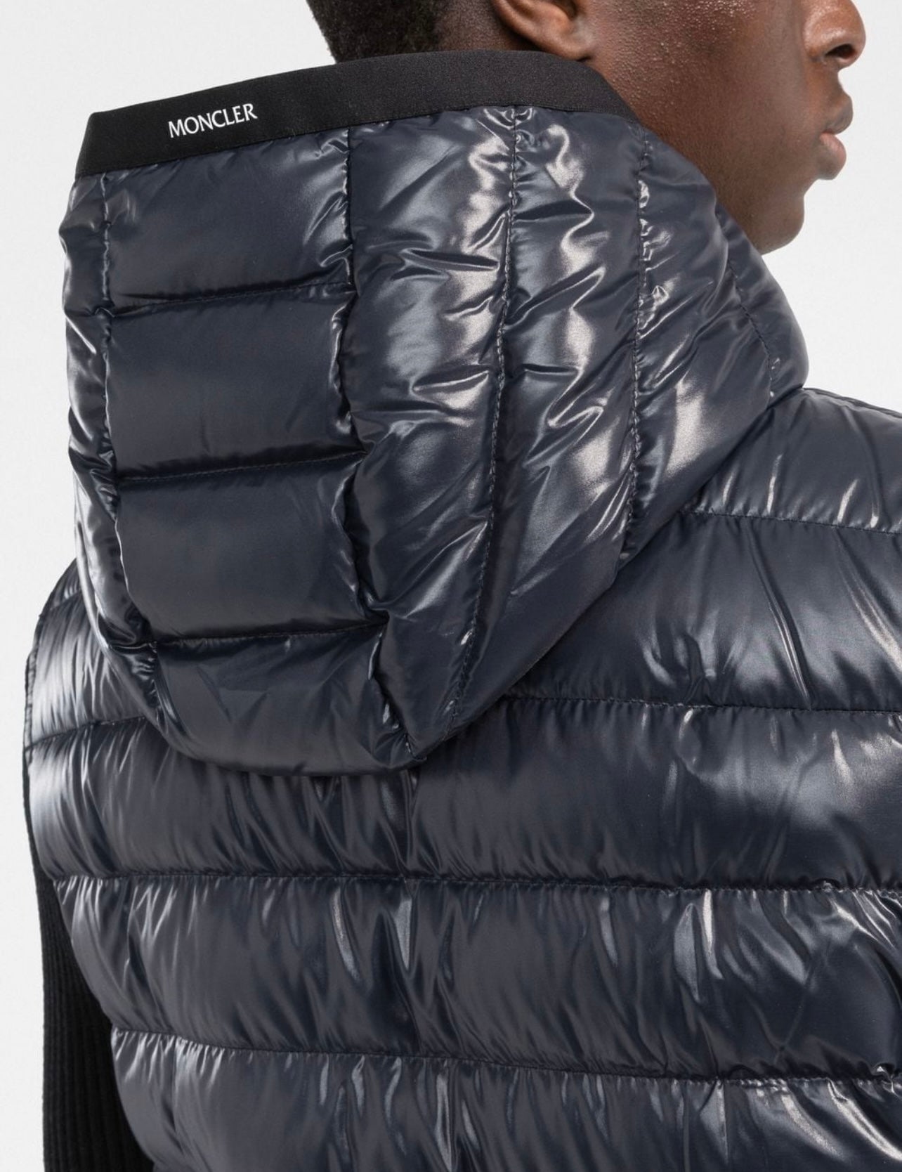 MONCLER PADDED RAGOT GILET ‘NAVY’