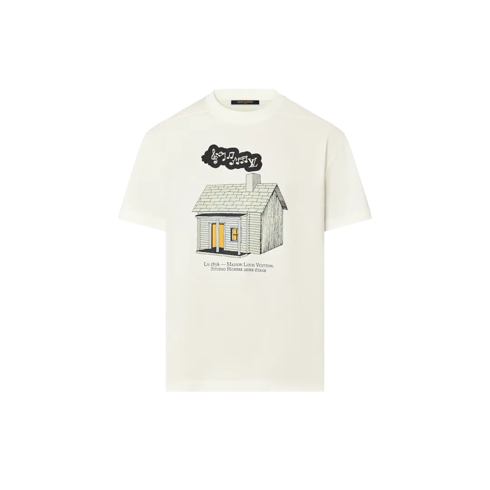 LOUIS VUITTON HOUSE PRINTED T-SHIRT 'WHITE'