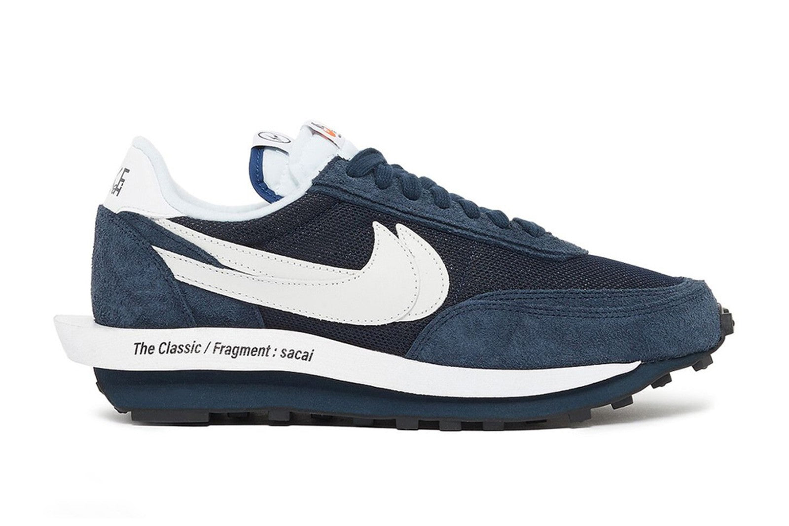 FRAGMENT DESIGN X SACAI X NIKE LDV WAFFLE BLACKENED BLUE