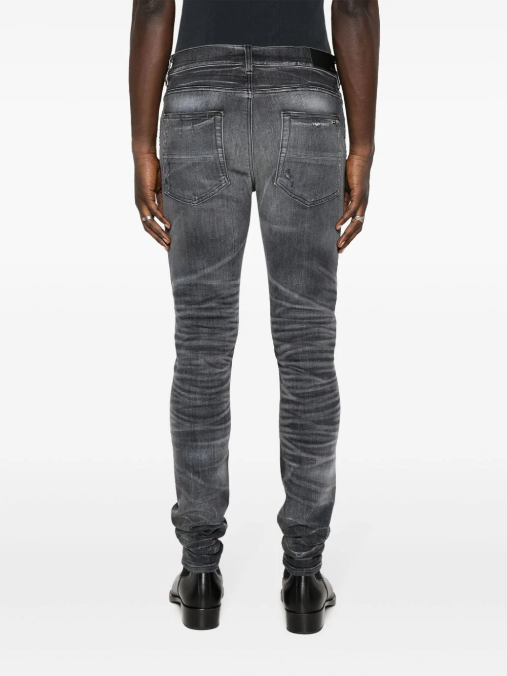 AMIRI MX1 JEANS 'DARK GREY & TEAL'