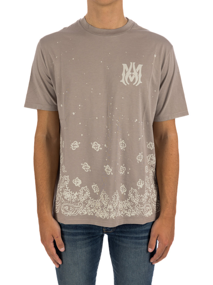 AMIRI BANDANA BLEACH MA T-SHIRT (BEGIE)