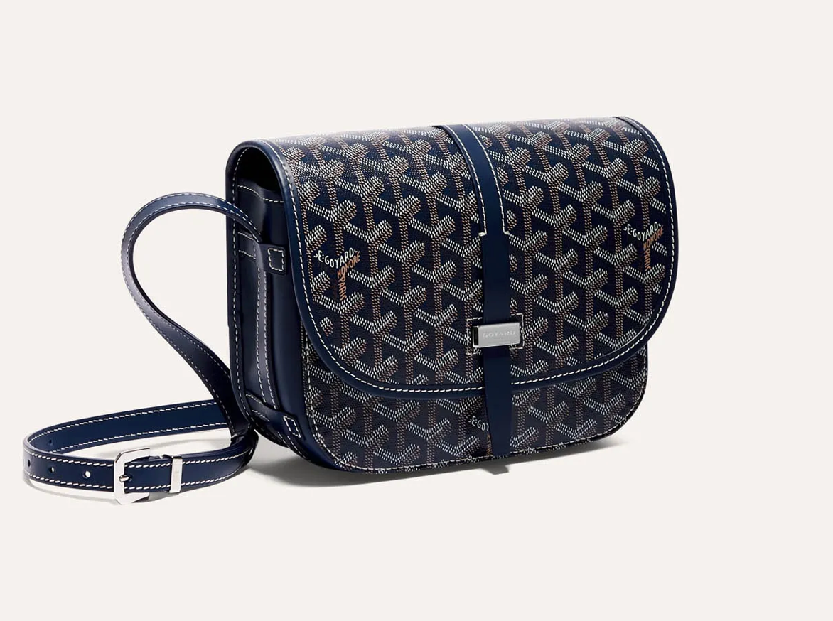 Goyard Belvedere II Navy PM Messenger Bag