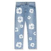 DENIM TEARS X LEVI'S COTTON WREATH JEANS 'LIGHT WASH'