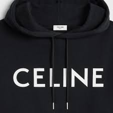 CELINE LOOSE HOODIE (BLACK)