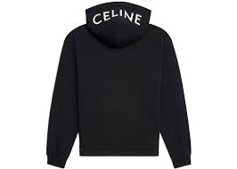 CELINE LOOSE HOODIE (BLACK)