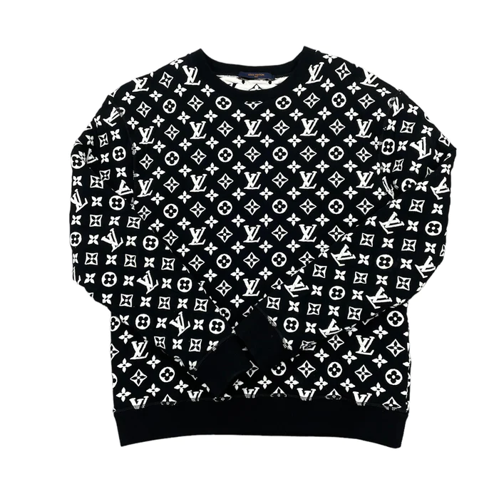 LOUIS VUITTON MONOGRAM SWEATSHIRT 'BLACK'
