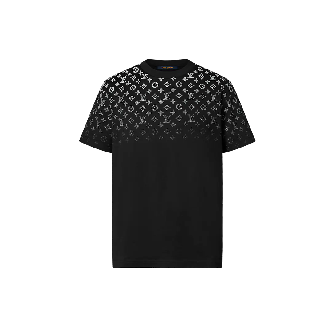LOUIS VUITTON MONOGRAM REVERSE GRADIENT T-SHIRT 'BLACK'