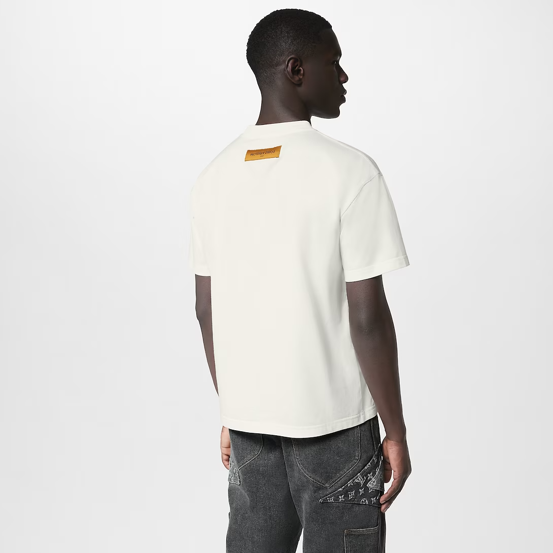 LOUIS VUITTON BIRD T-SHIRT 'WHITE/BLACK'