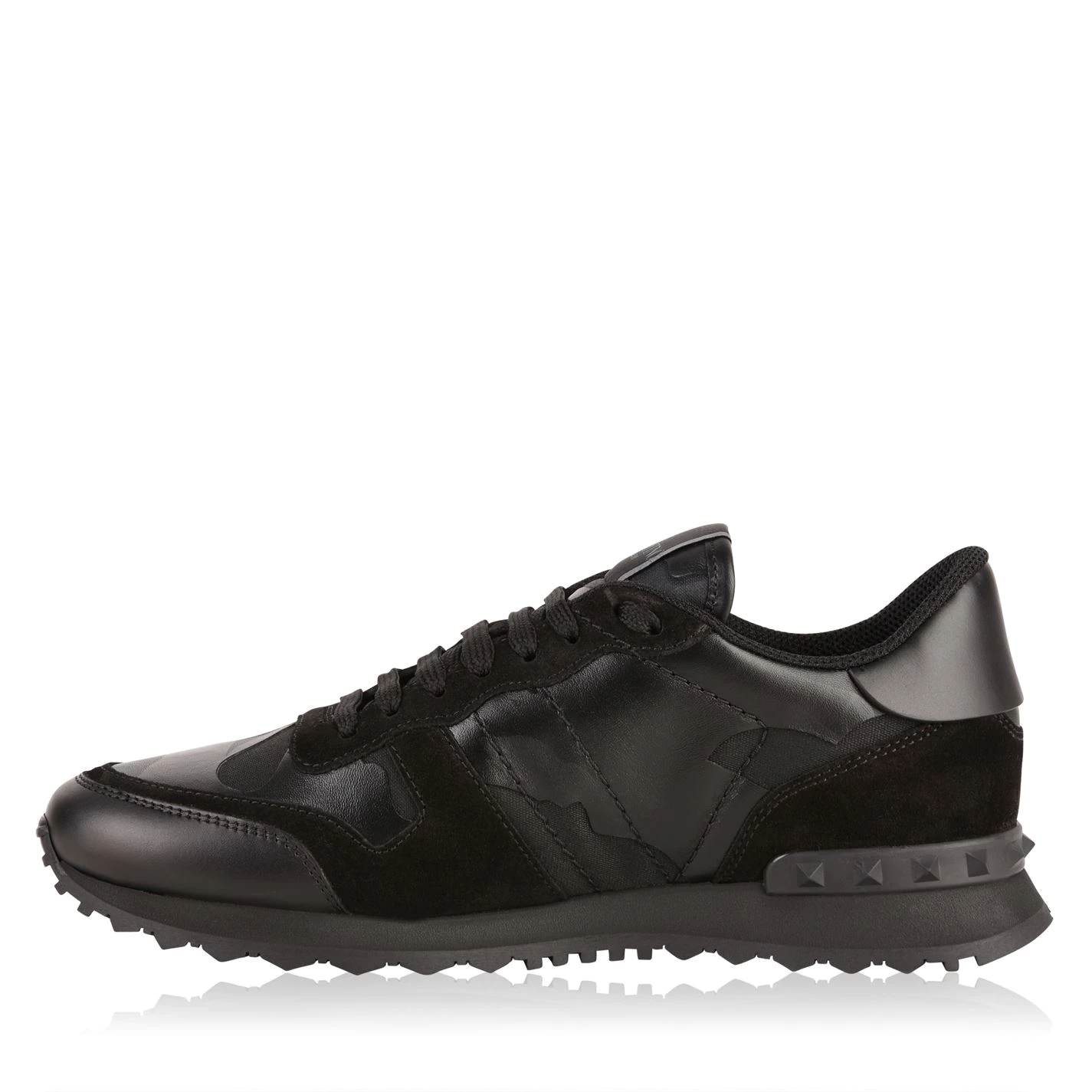 VALENTINO ROCKRUNNER 'BLACK CAMO LEATHER'