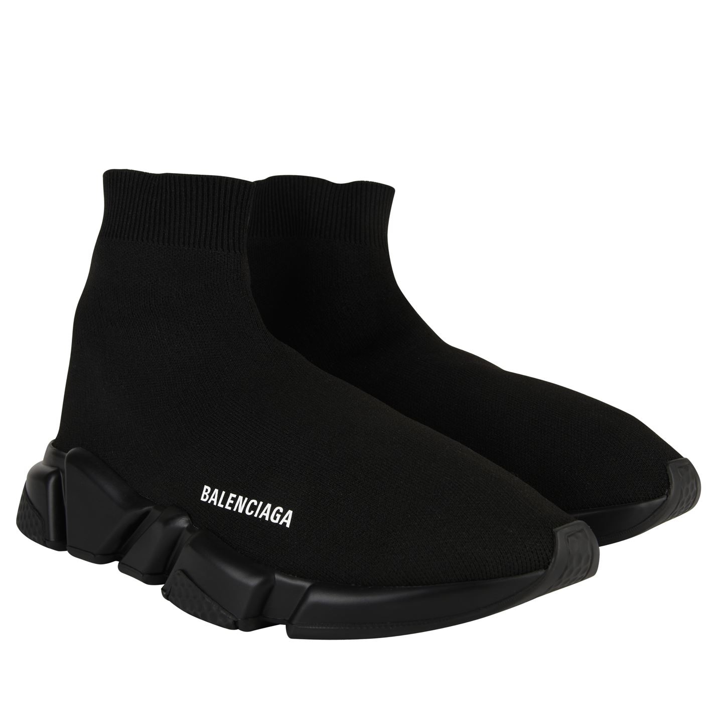 BALENCIAGA SPEED SOCK 'BLACK & BLACK' (MENS)
