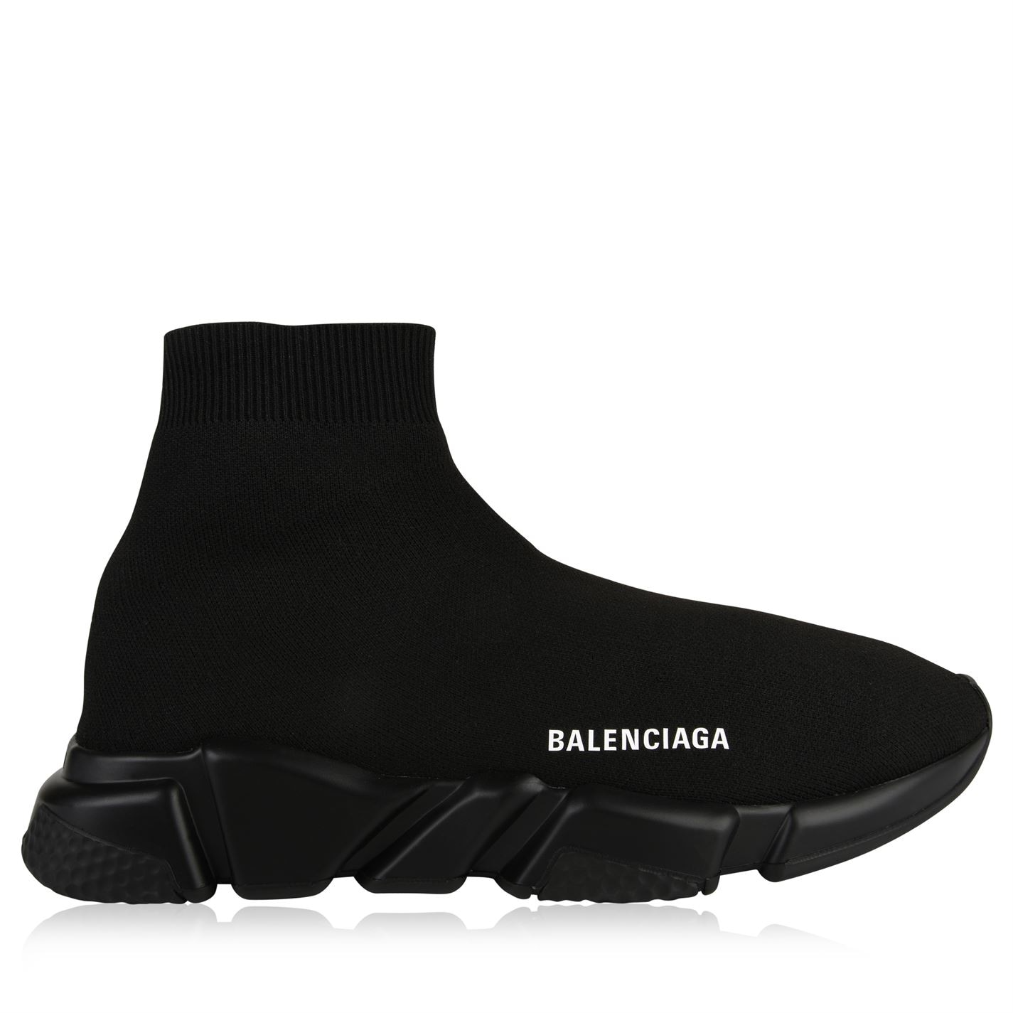 BALENCIAGA SPEED SOCKS 'BLACK & BLACK' (WOMENS)