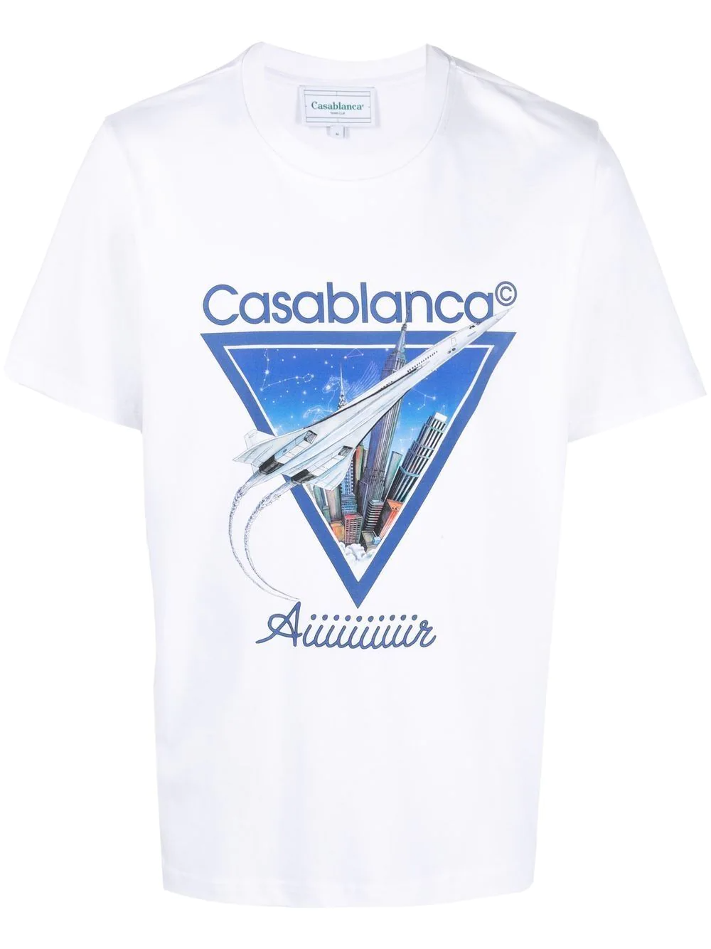 CASABLANCA AiiiiiR PRINTED T-SHIRT 'WHITE'