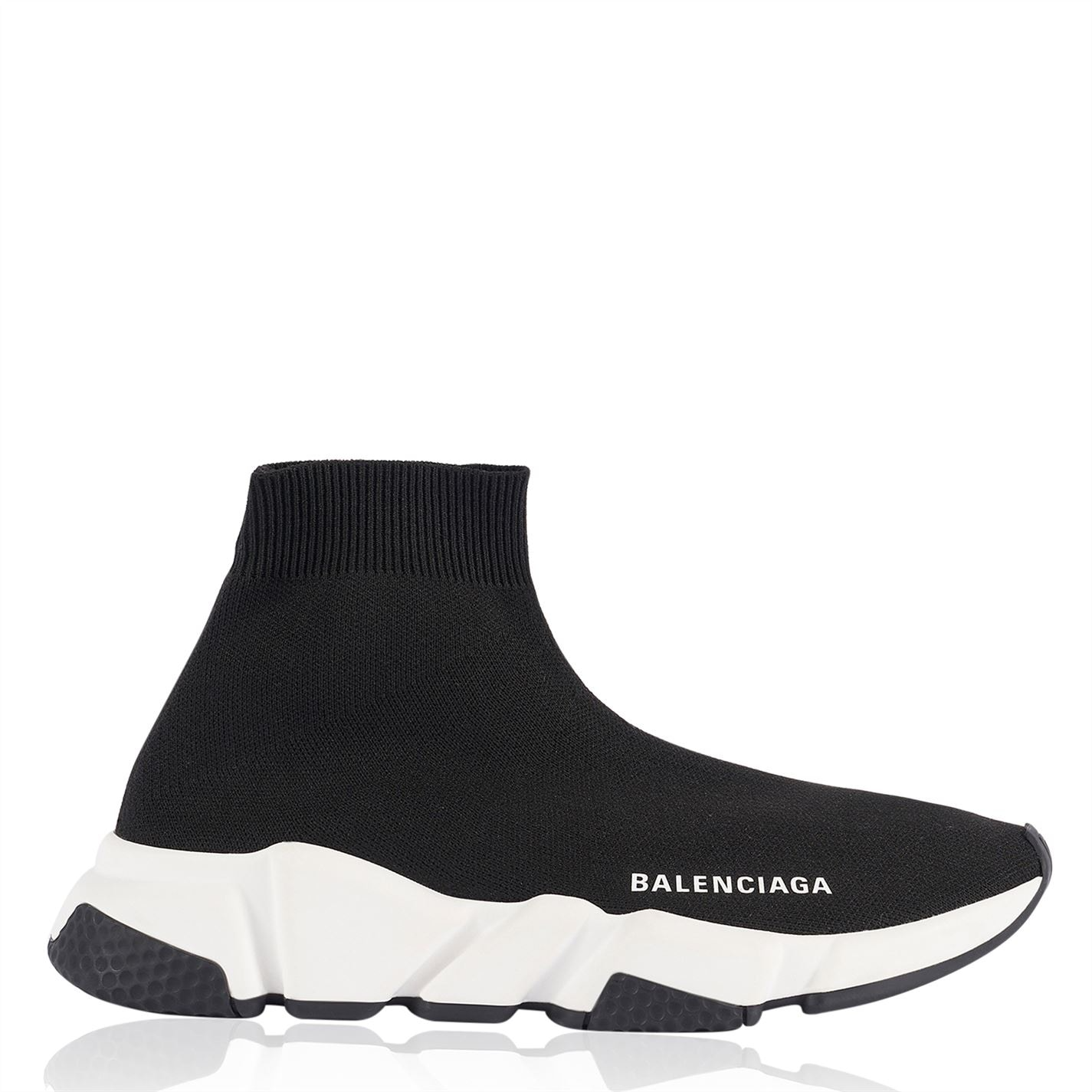 BALENCIAGA SPEED SOCKS 'BLACK & WHITE' (WOMENS)