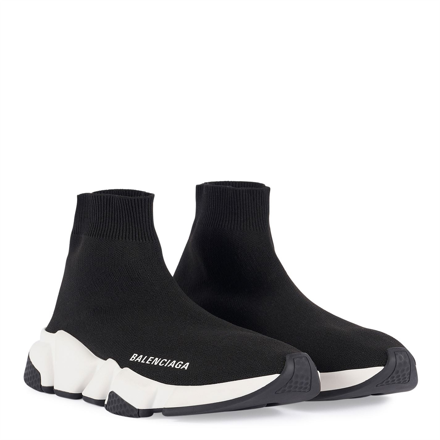 BALENCIAGA SPEED SOCKS 'BLACK & WHITE' (WOMENS)