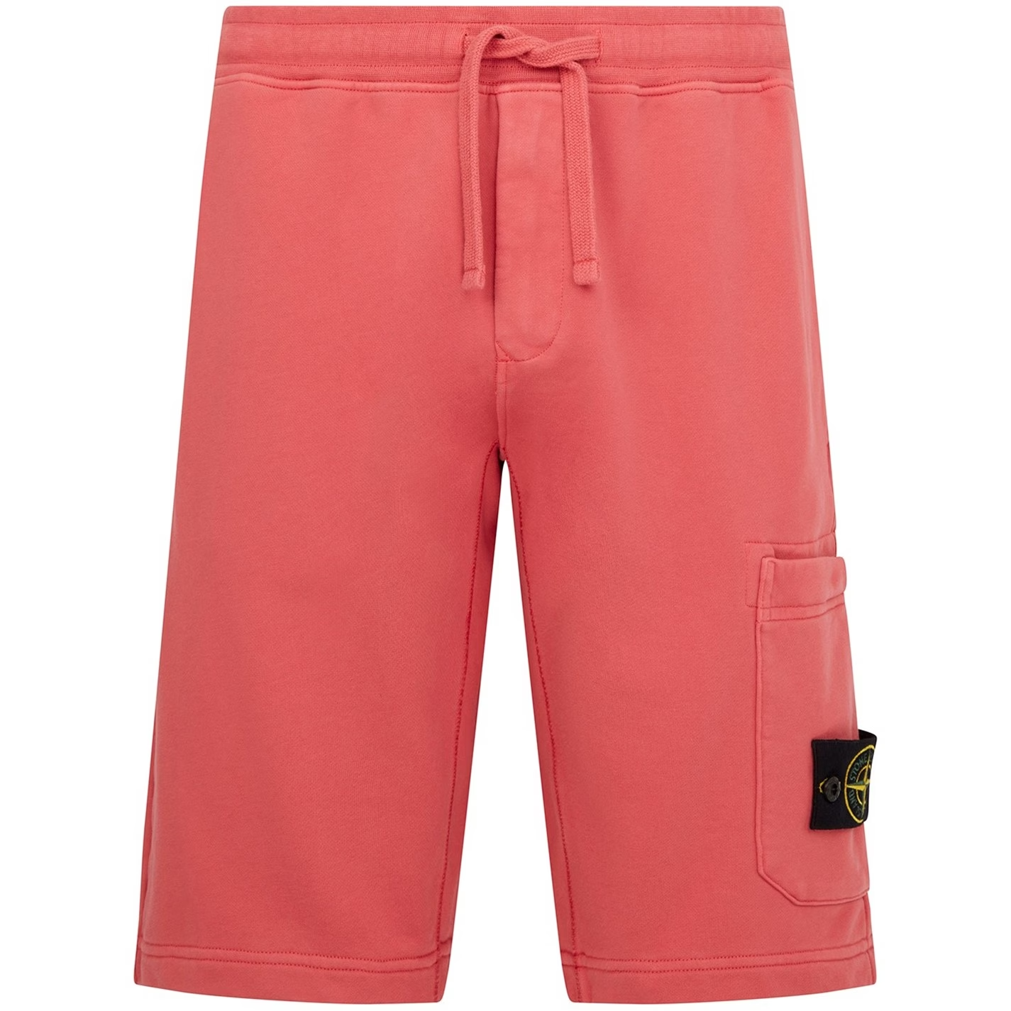 STONE ISLAND COTTON FLEECE SHORTS 'CICLAMINO'