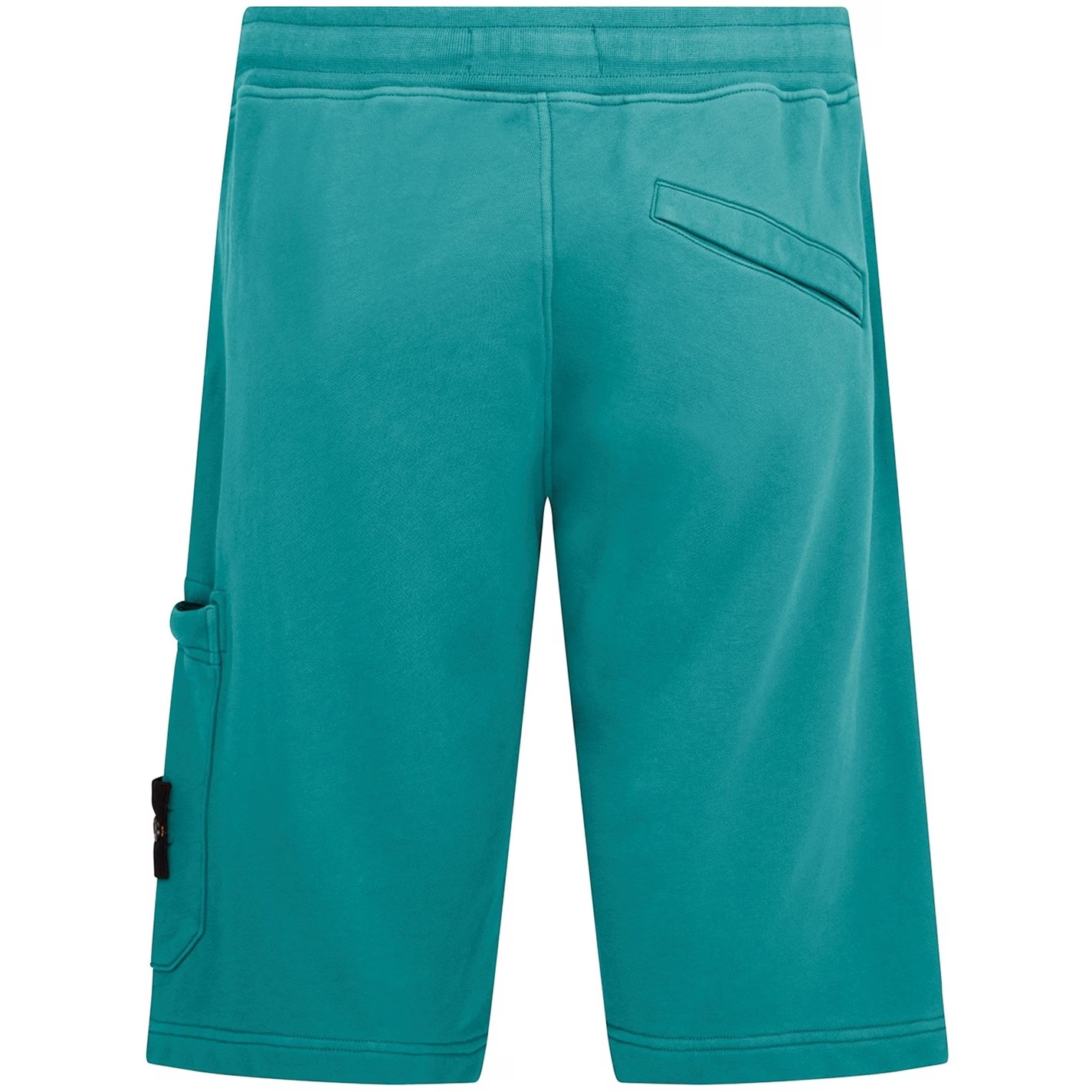 STONE ISLAND COTTON FLEECE SHORTS 'TURCHESE'