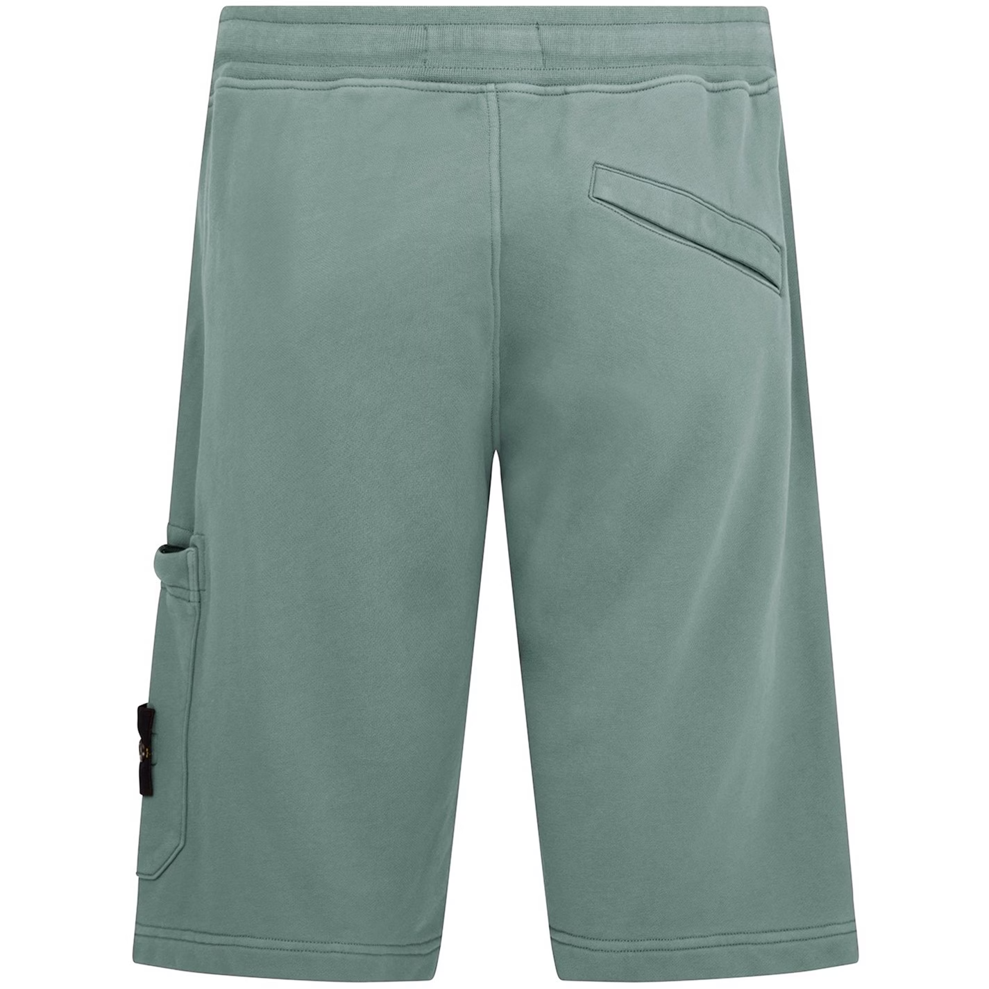 STONE ISLAND COTTON FLEECE SHORTS 'CIELO'
