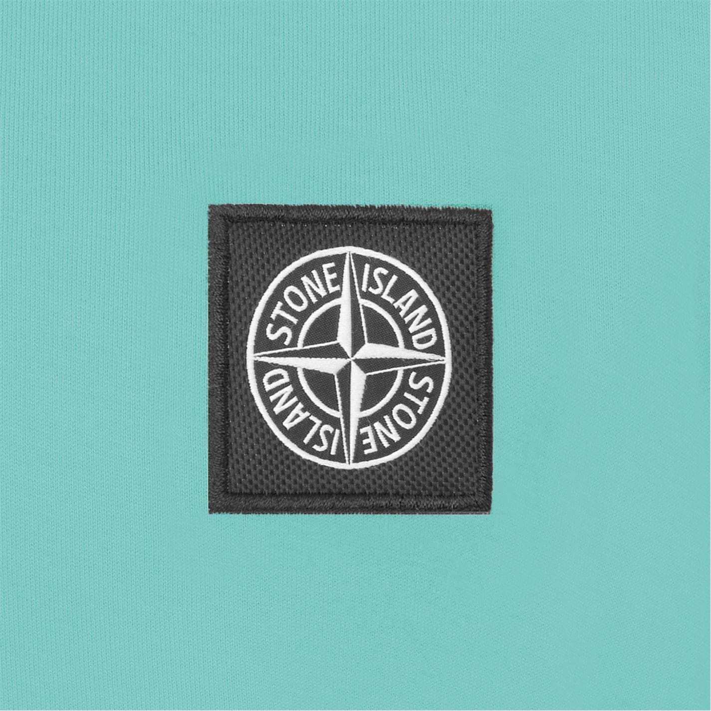 STONE ISLAND COMPASS BADGE T-SHIRT ‘ACQUA’