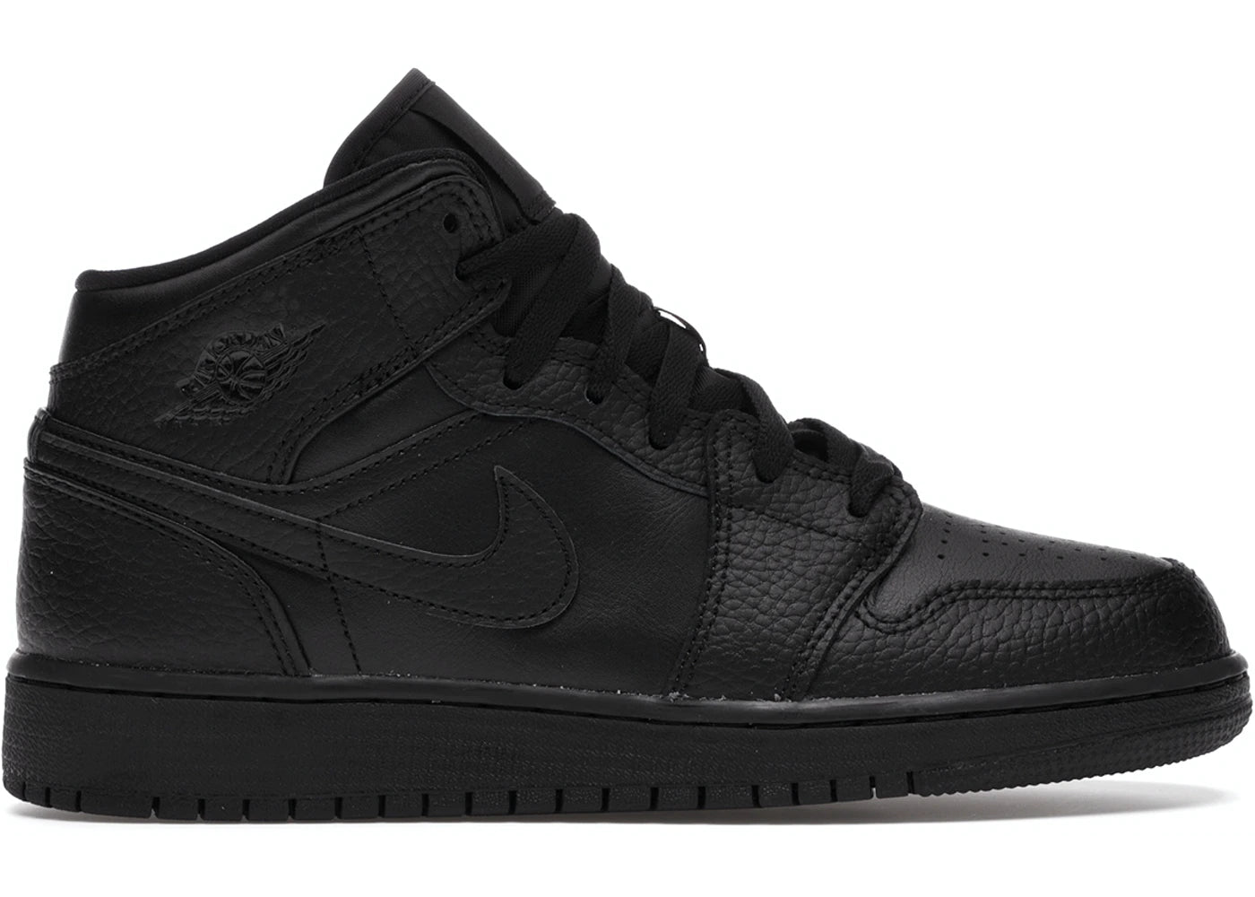 JORDAN 1 MID ‘TRIPLE BLACK’ (GS)