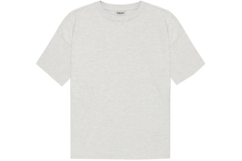 FEAR OF GOD ESSENTIALS TEE LIGHT OATMEAL HEATHER (SS21)