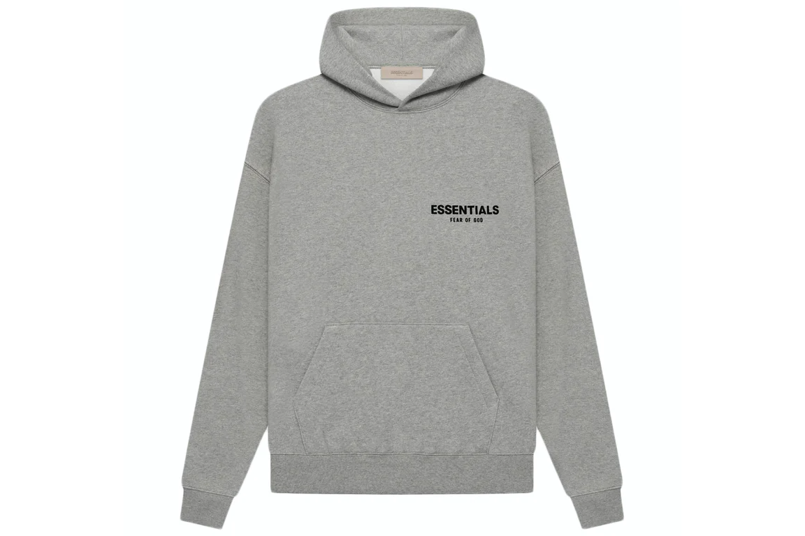 FEAR OF GOD ESSENTIALS SS22 PULLOVER ‘DARK OATMEAL’