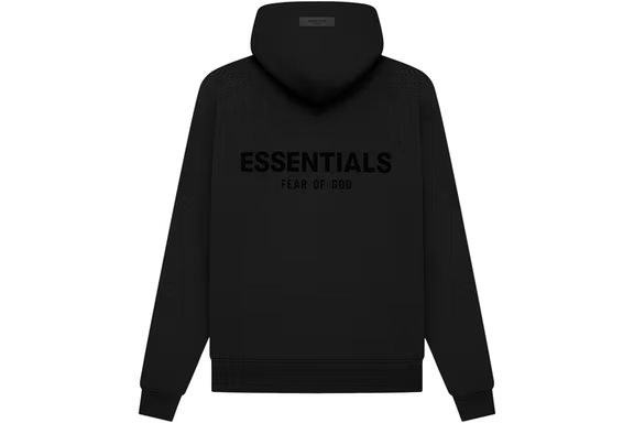 FEAR OF GOD ESSENTIALS SS22 PULLOVER ‘BLACK’