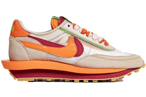 NIKE LD WAFFLE SACAI CLOT ORANGE
