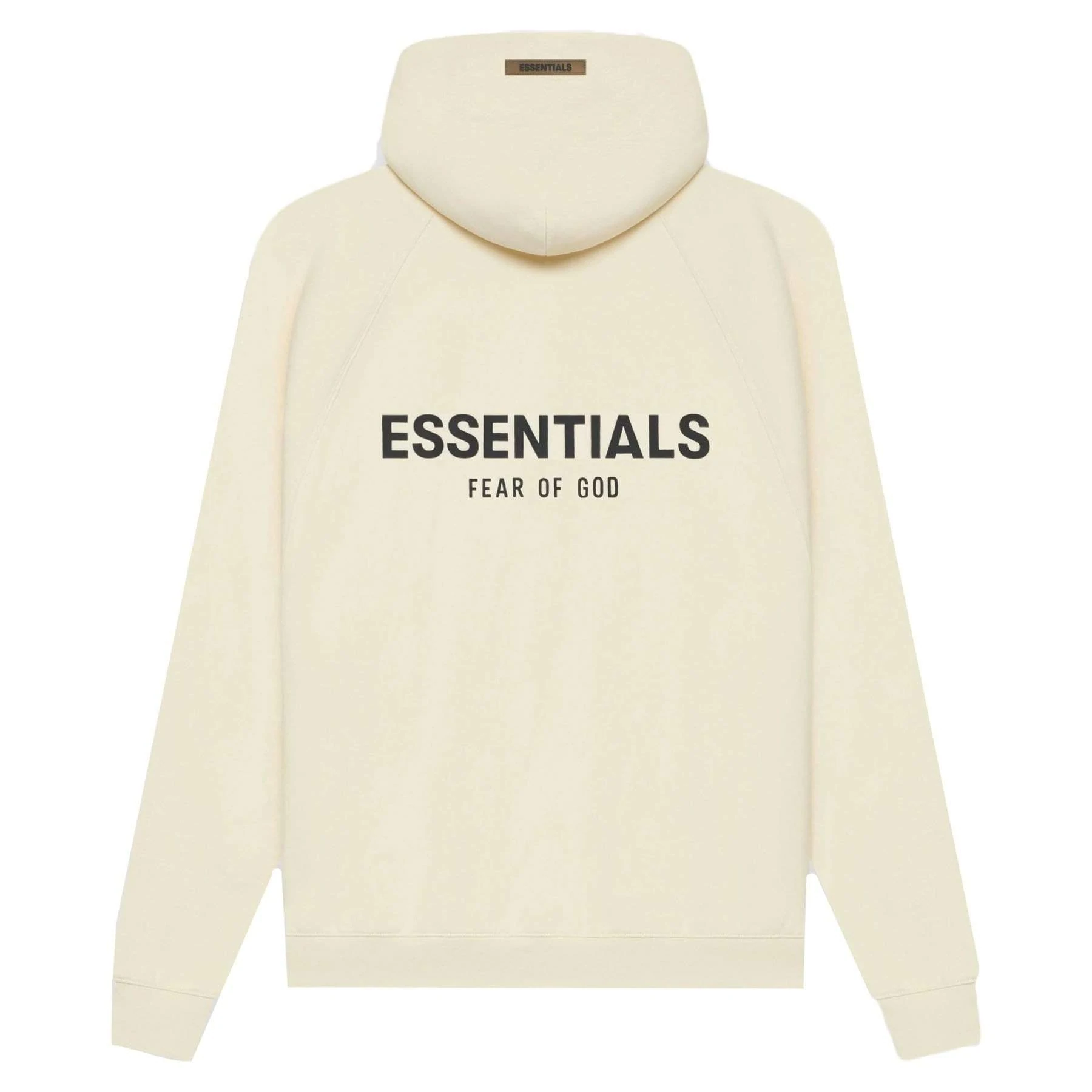 FEAR OF GOD ESSENTIALS PULLOVER HOODIE 'BUTTERCREAM' (SS21)