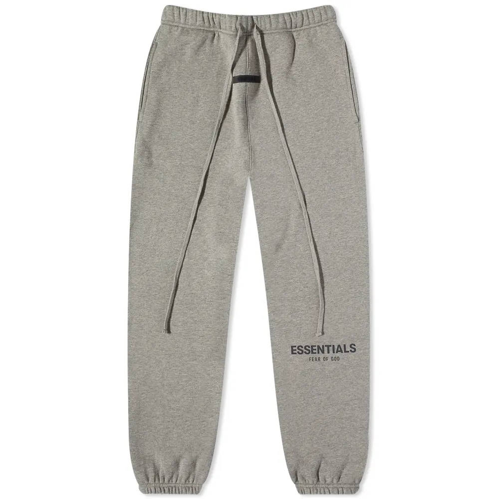 FEAR OF GOD ESSENTIALS CORE SWEATPANTS ‘DARK HEATHER OATMEAL’
