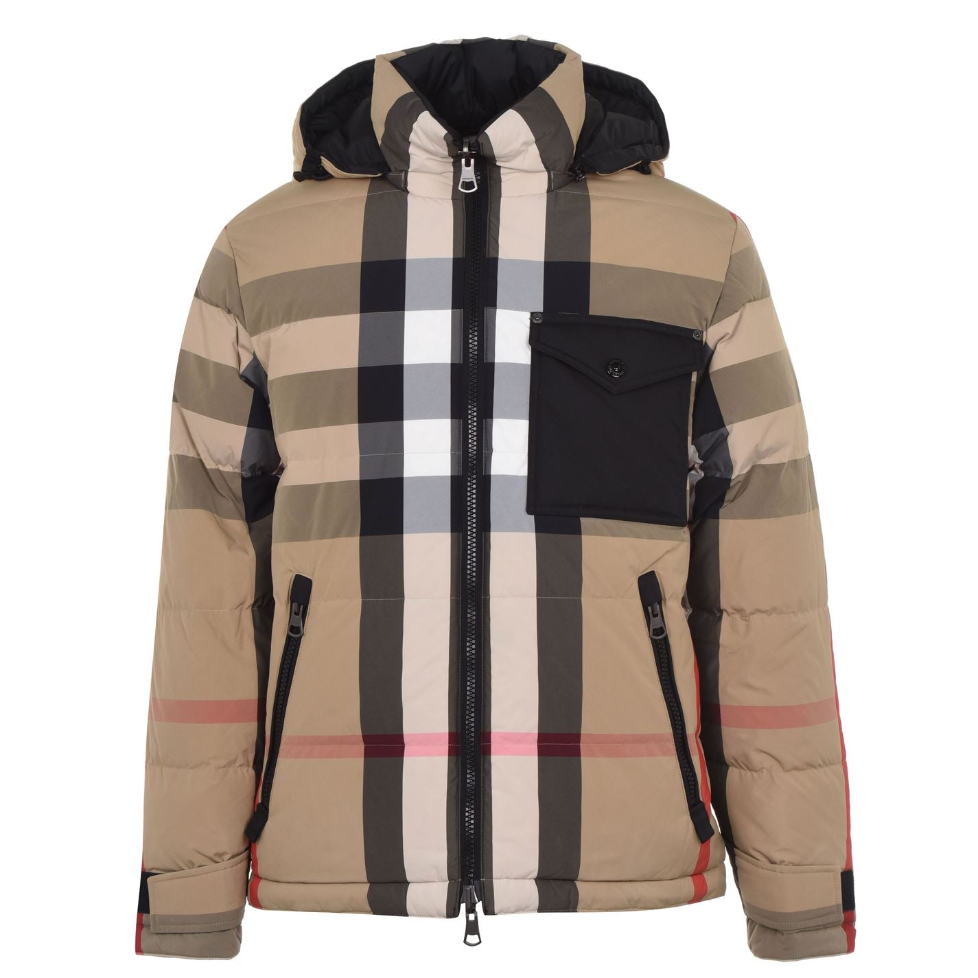 BURBERRY RECYCLED NYLON FULLY REVERSIBLE PUFFER JACKET