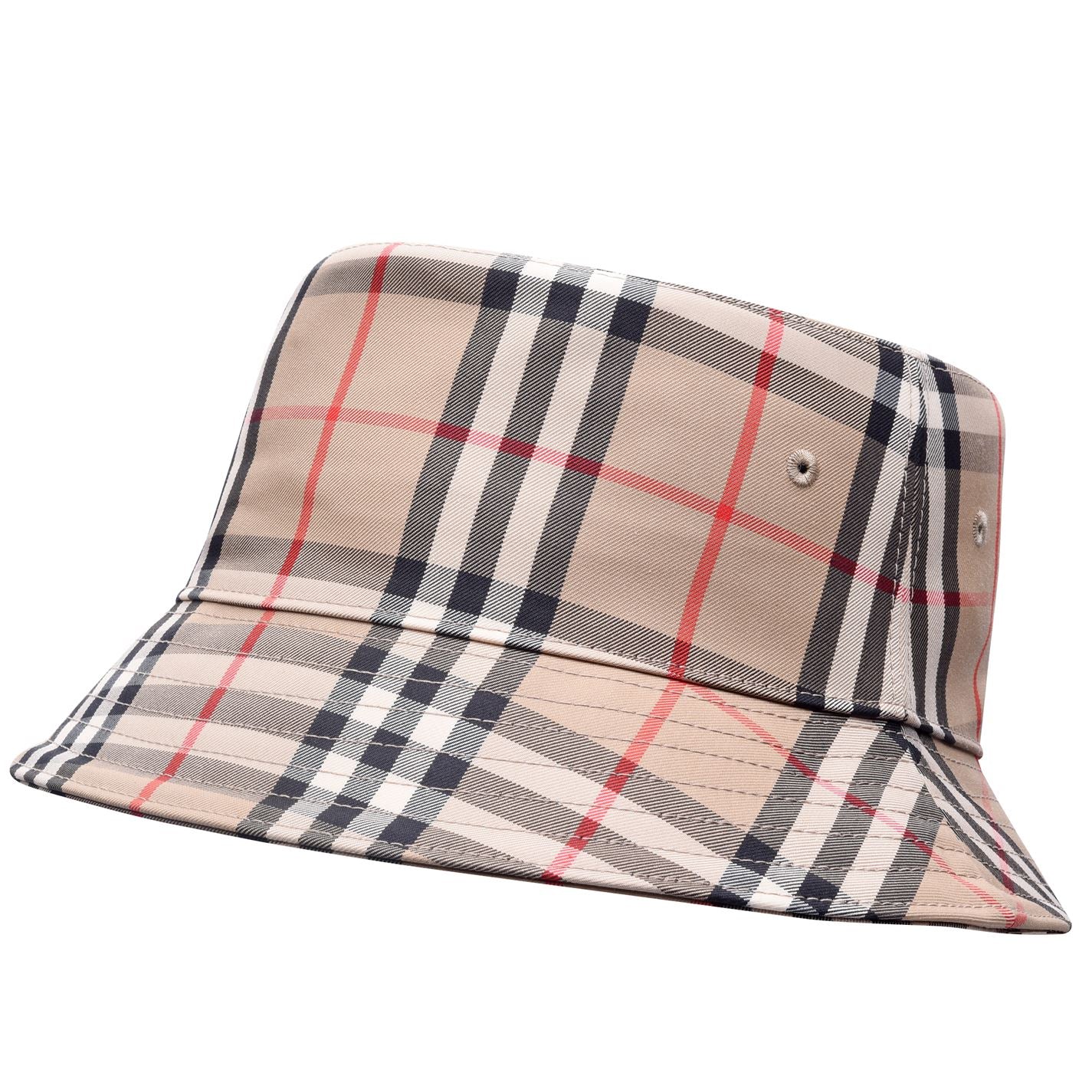 BURBERRY MENS CHECK BUCKET HAT
