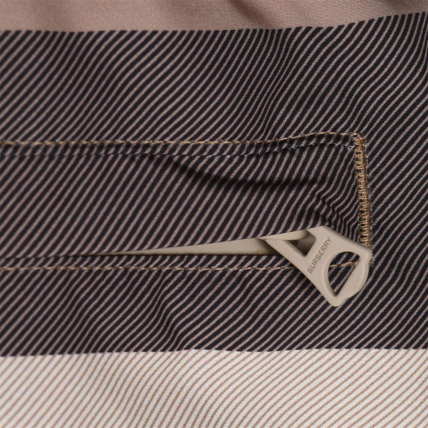 BURBERRY BIG CHECK SWIM SHORTS (BEIGE)