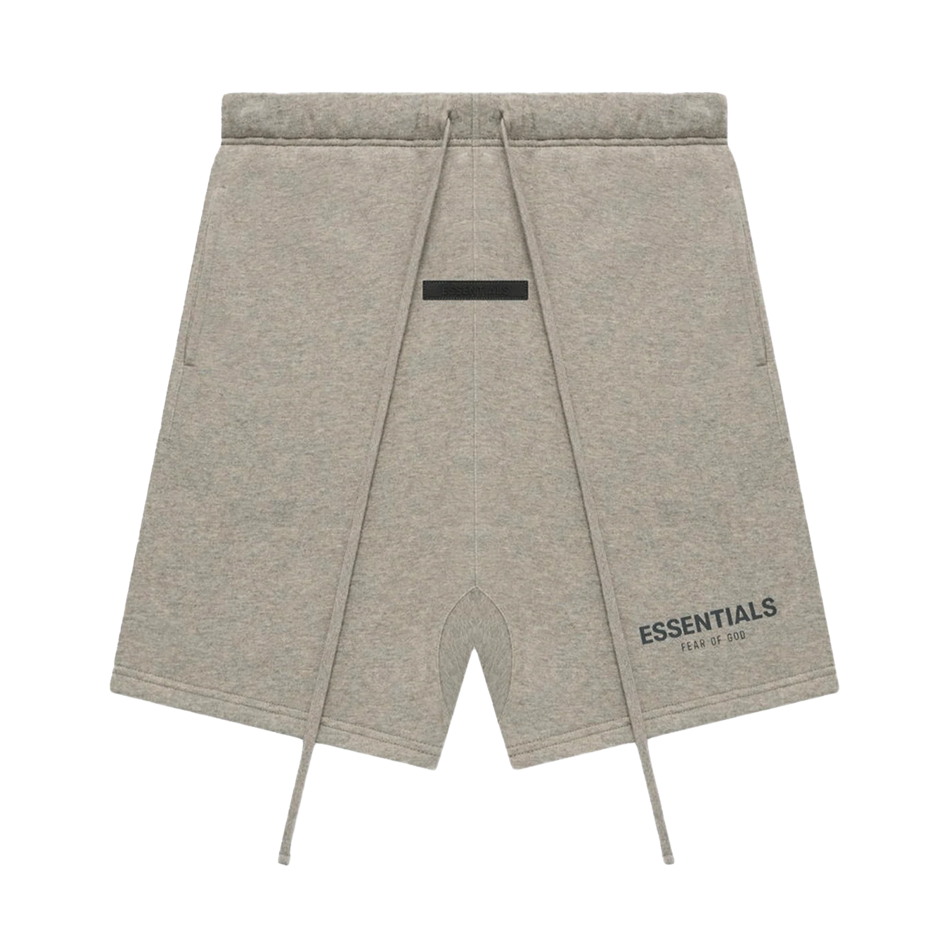 FEAR OF GOD ESSENTIALS CORE SWEATSHORT ‘DARK HEATHER OATMEAL’