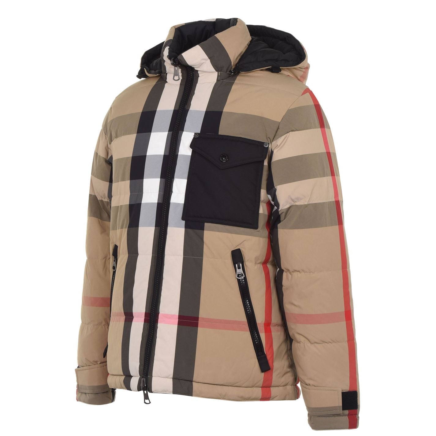 BURBERRY RECYCLED NYLON FULLY REVERSIBLE PUFFER JACKET