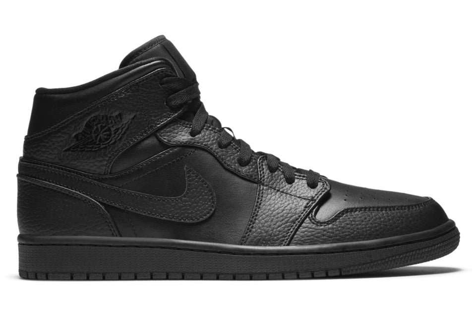 JORDAN 1 MID ‘TRIPLE BLACK’