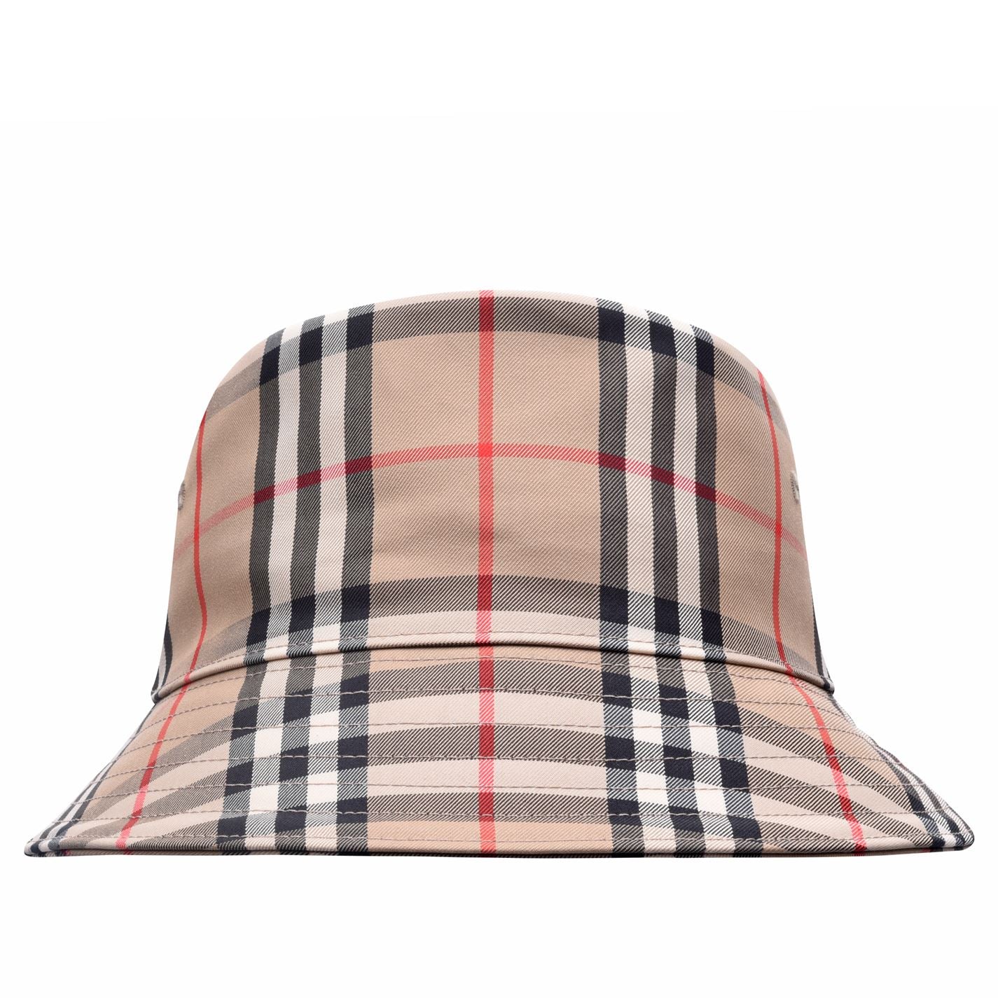 BURBERRY MENS CHECK BUCKET HAT