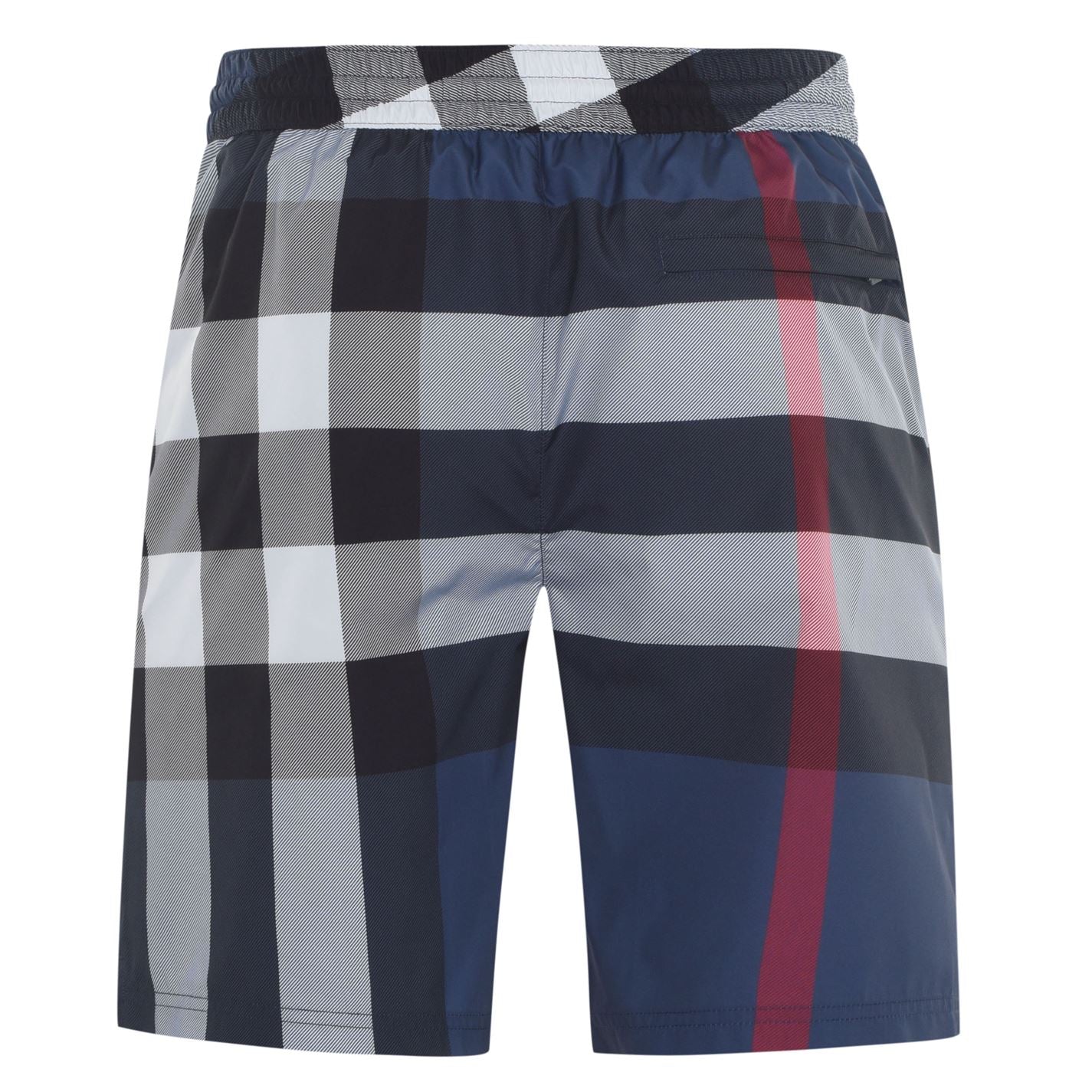 BURBERRY BIG CHECK SWIM SHORTS (CRBN BLUE)