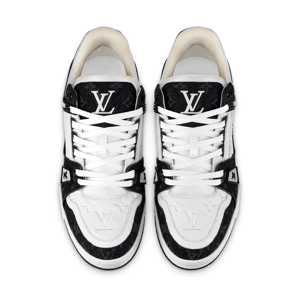 LOUIS VUITTON DENIM MONOGRAM TRAINER ‘BLACK’
